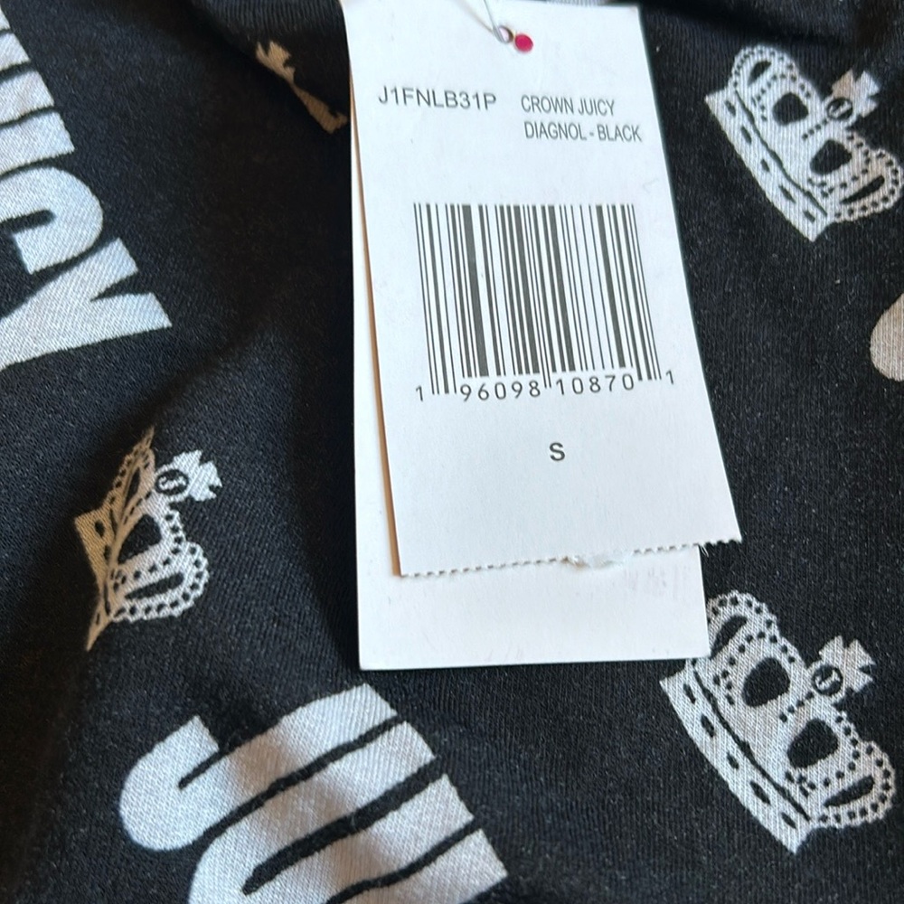 Juicy Couture Black and White Logo Sweatshirt - Picture 10 of 12
